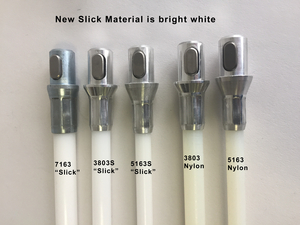 3803 3/8" Dia. x 3' Commercial Dryer Vent Rods, white nylon, small ButtonLok ends